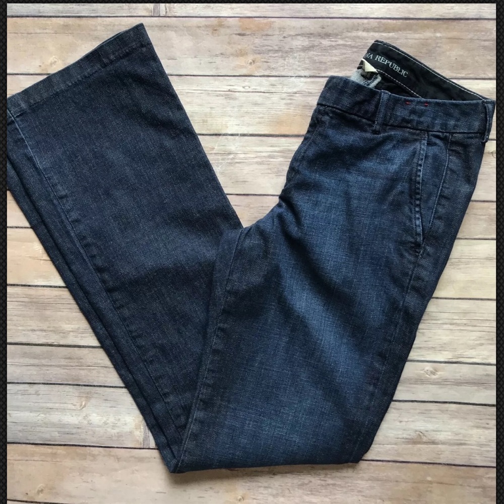 Banana Republic Jeans Size 28 Trouser Wide Leg